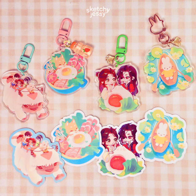 Keychains &amp; Stickers