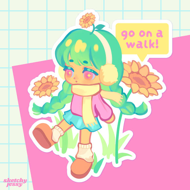 Walk Sticker Walk Sticker