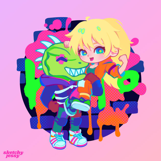Dorohedoro Nikaido + Kaiman Charm