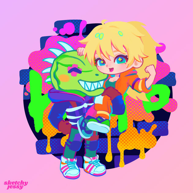 Dorohedoro Nikaido + Kaiman Charm Dorohedoro Nikaido + Kaiman Charm