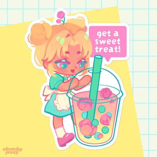 Treat Sticker Treat Sticker