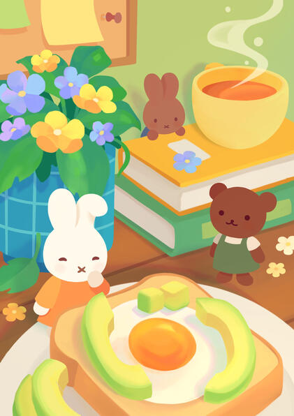 Breakfast with Miffy