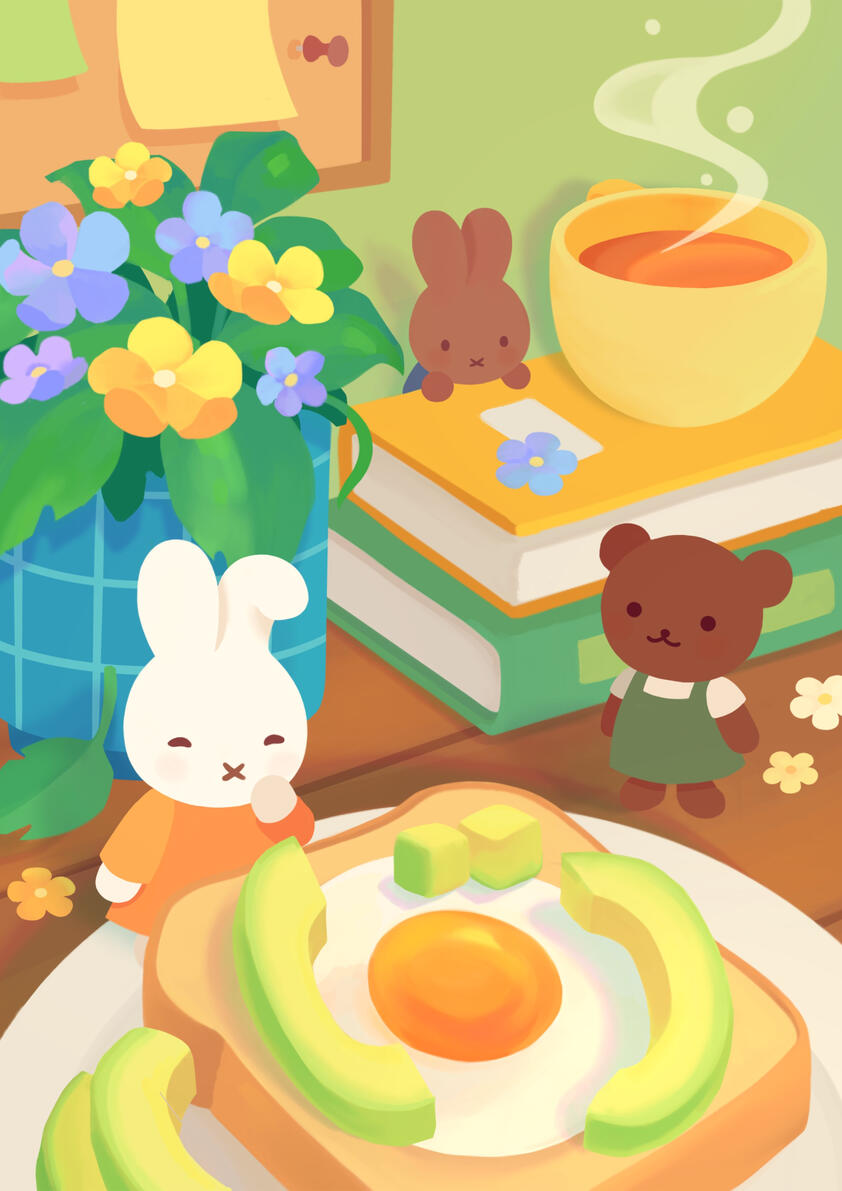 Breakfast with Miffy Breakfast with Miffy